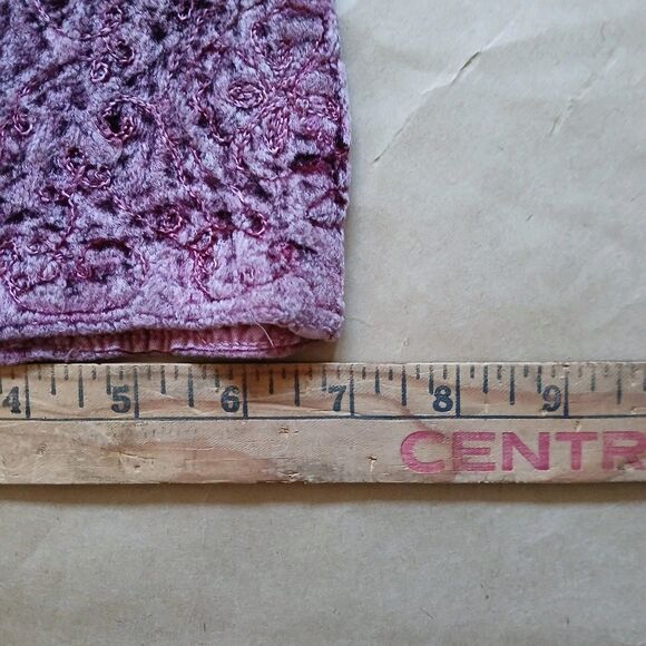 Vintage French Gear Marroon 2 piece Set Size S Shirt & Pants Embroidered Velvet - Picture 13 of 13